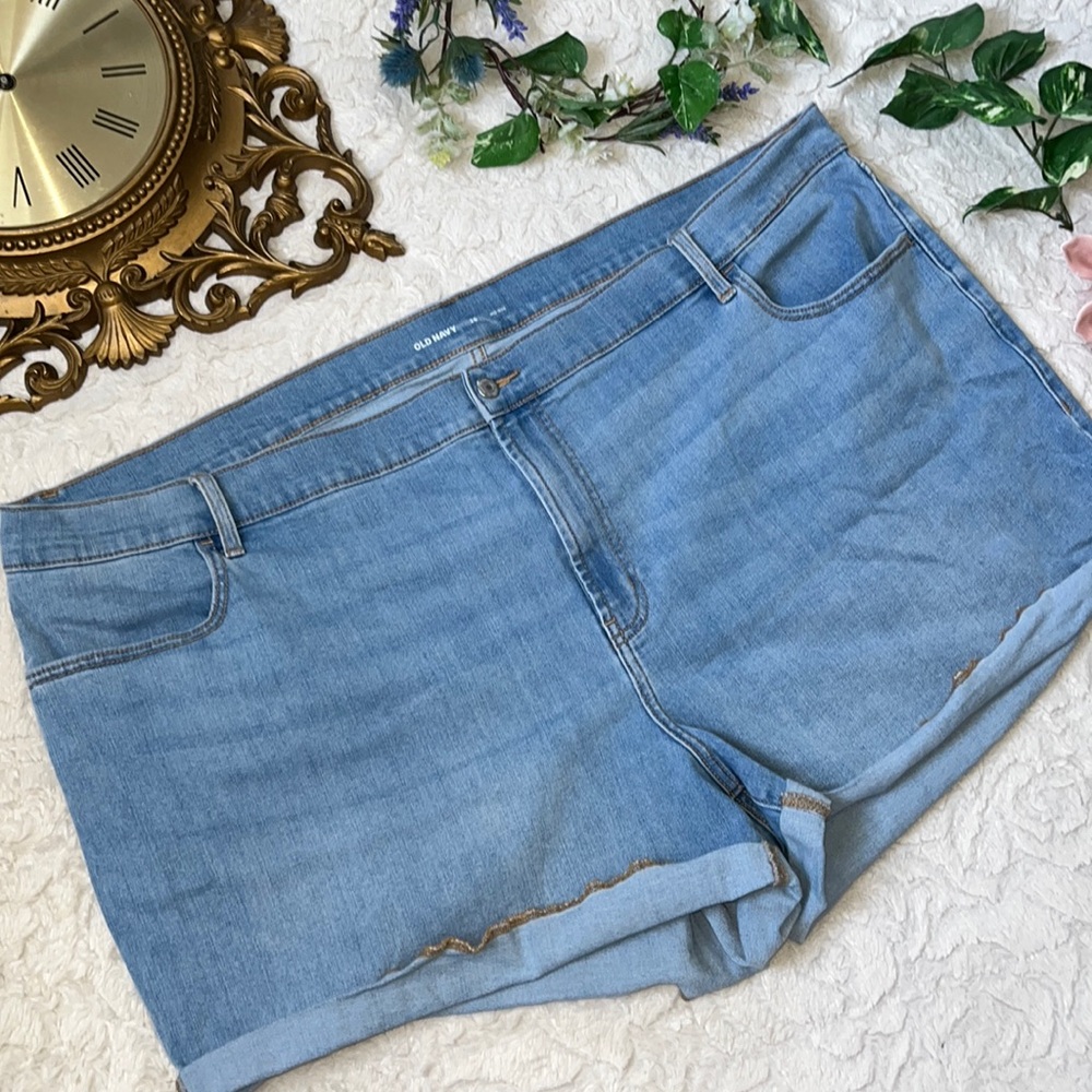 Old Navy Mid Rise Jean Shorts